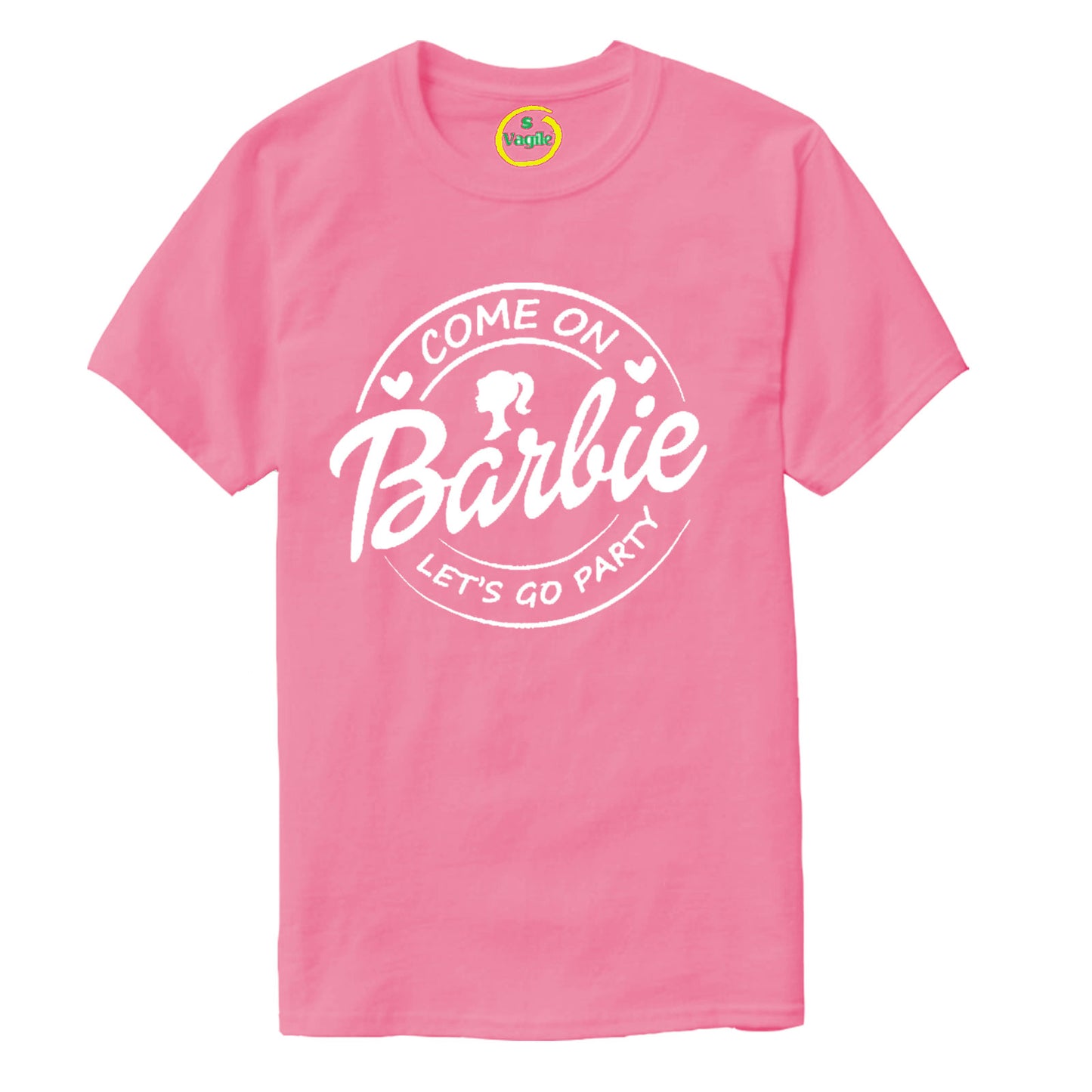 Come On Lets Go Party Hen Girls T-Shirt
