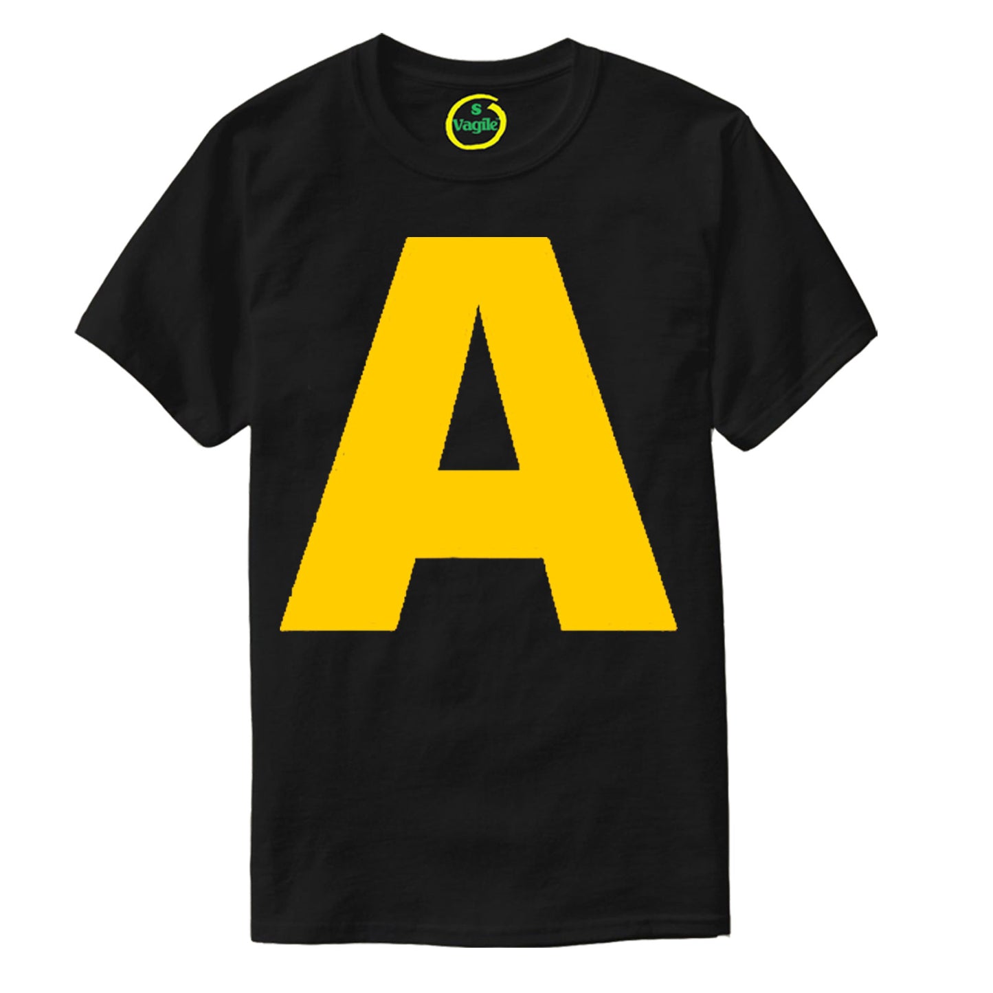 "Letter A" in Yellow, Theodore Chipmunk World Book Day T-shirt