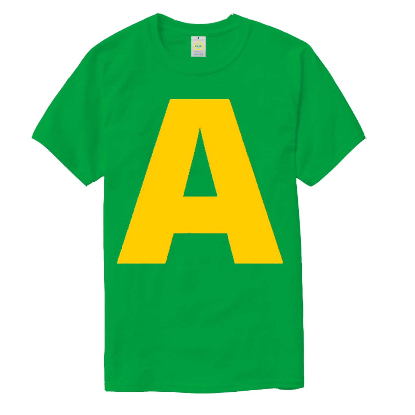 "Letter A" in Yellow, Theodore Chipmunk World Book Day T-shirt