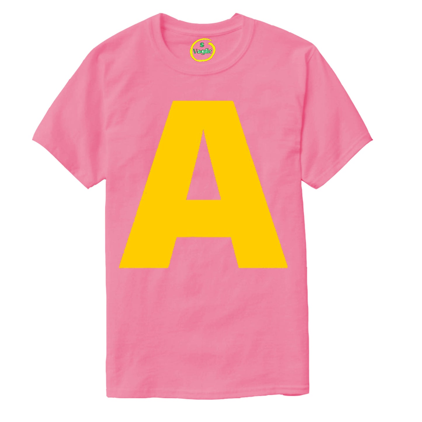 "Letter A" in Yellow, Theodore Chipmunk World Book Day T-shirt