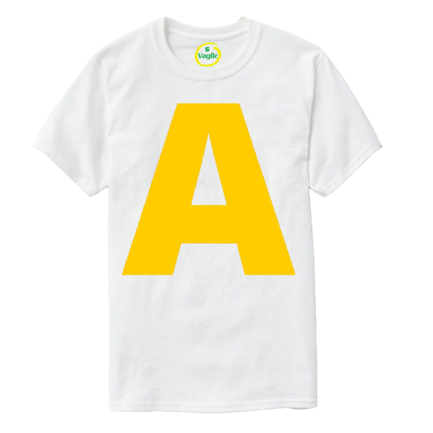 "Letter A" in Yellow, Theodore Chipmunk World Book Day T-shirt