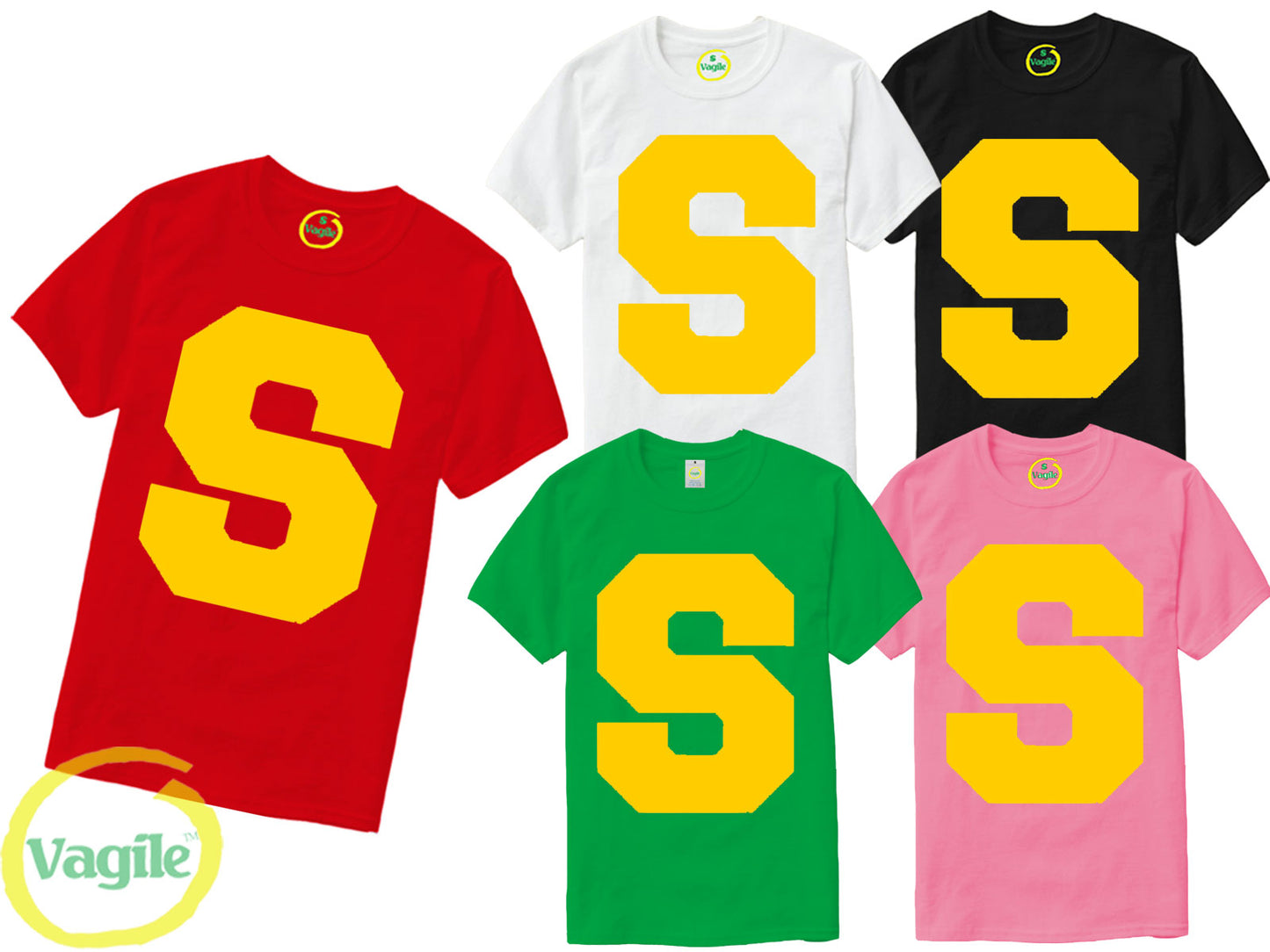 "Letter S" in Yellow, Theodore Chipmunk World Book Day T-shirt