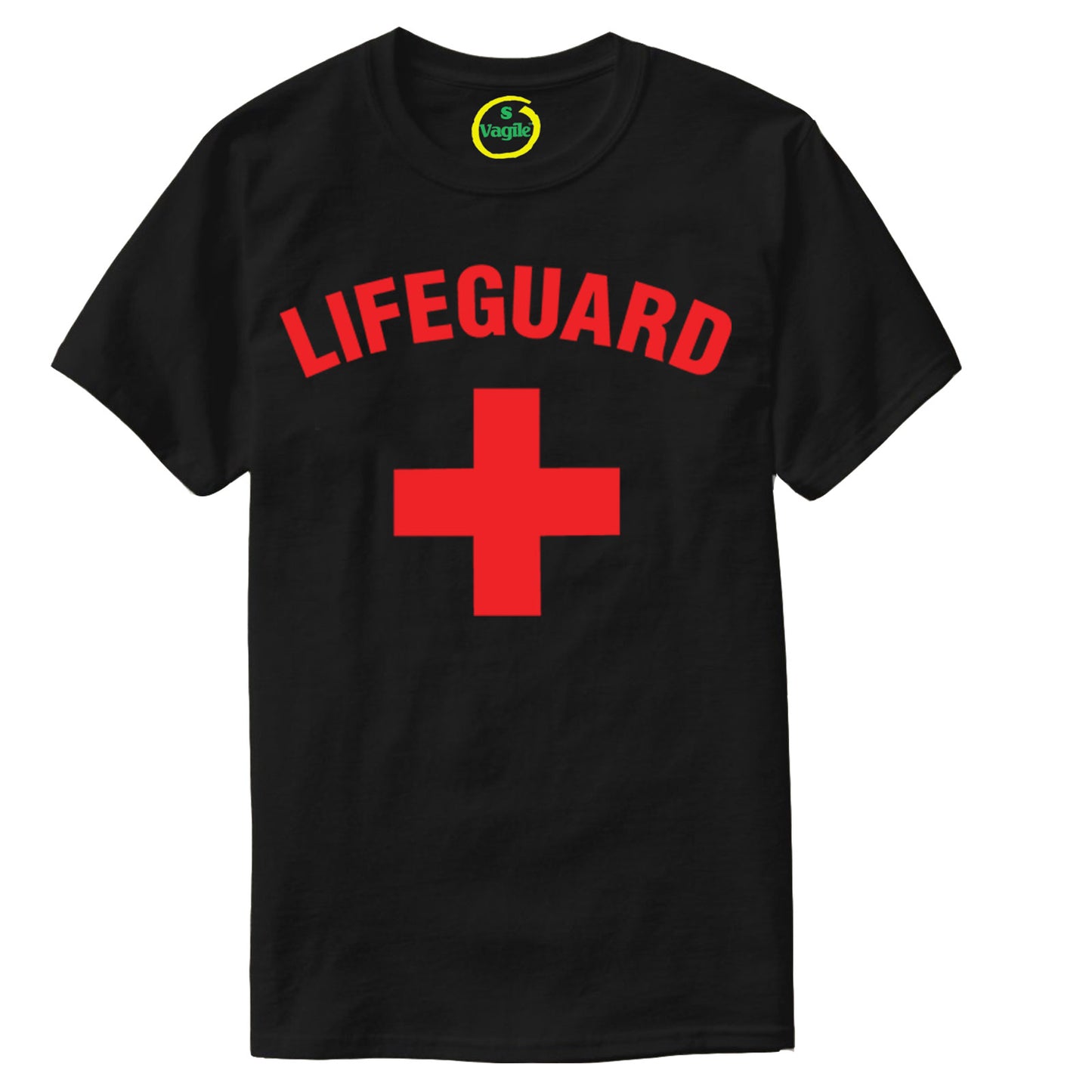 LIFEGUARD T-SHIRT, BEACH, PARTY, FANCY DRESS, BAYWATCH