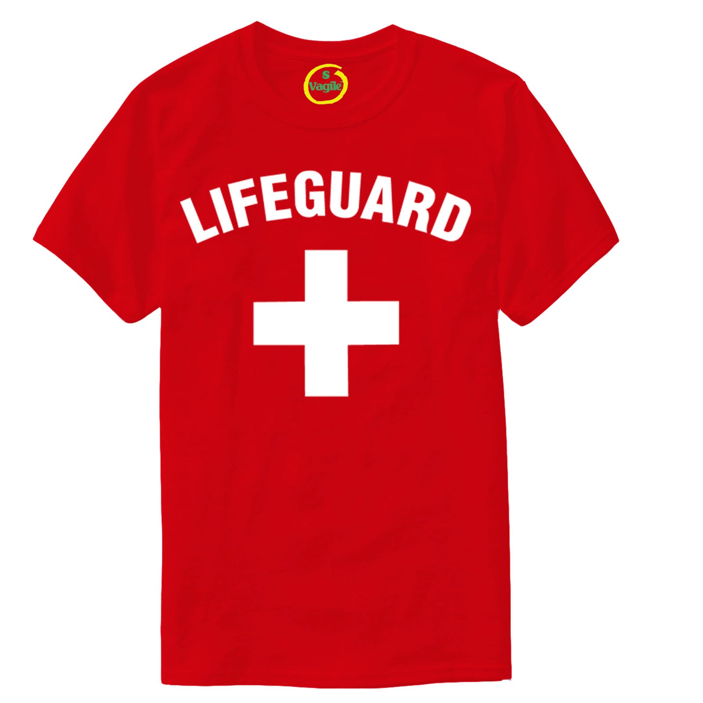 LIFEGUARD T-SHIRT, BEACH, PARTY, FANCY DRESS, BAYWATCH