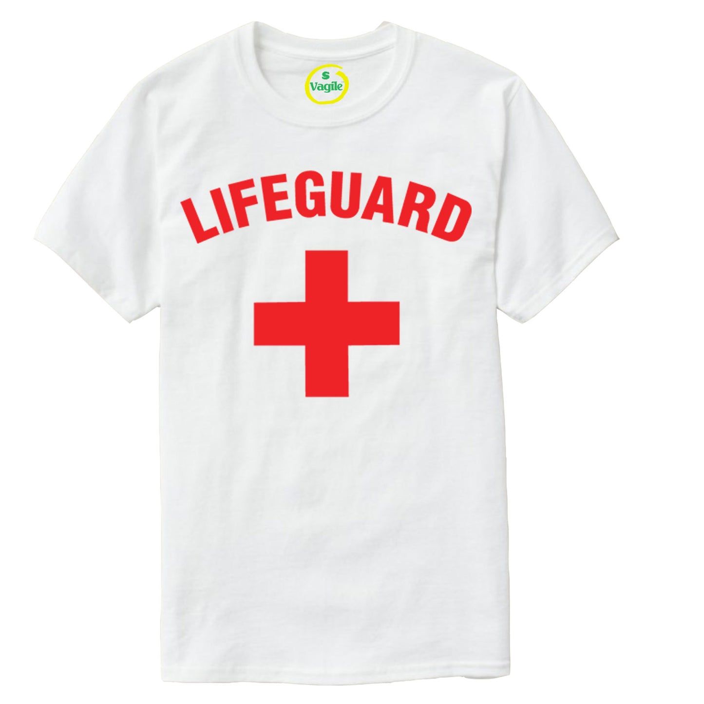 LIFEGUARD T-SHIRT, BEACH, PARTY, FANCY DRESS, BAYWATCH