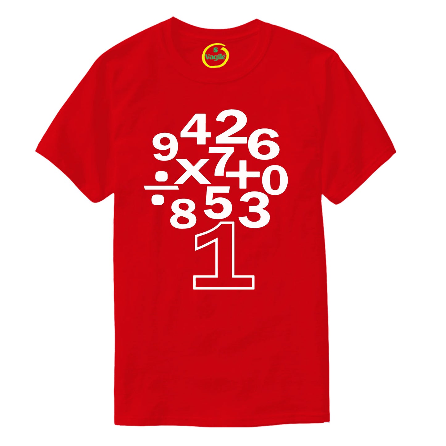 Maths Day Number Symbol Boys Girls School Event T-Shirt