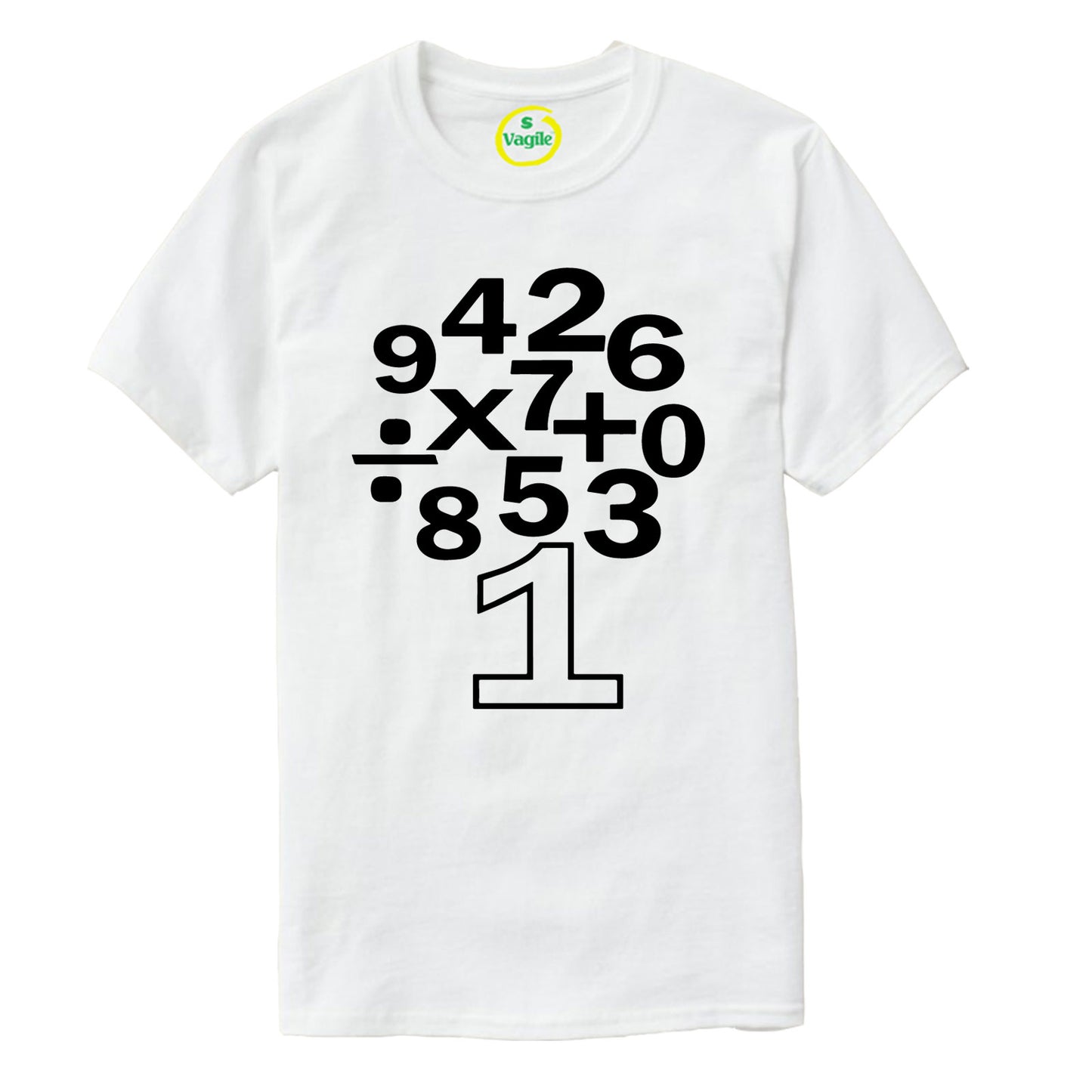 Maths Day Number Symbol Boys Girls School Event T-Shirt