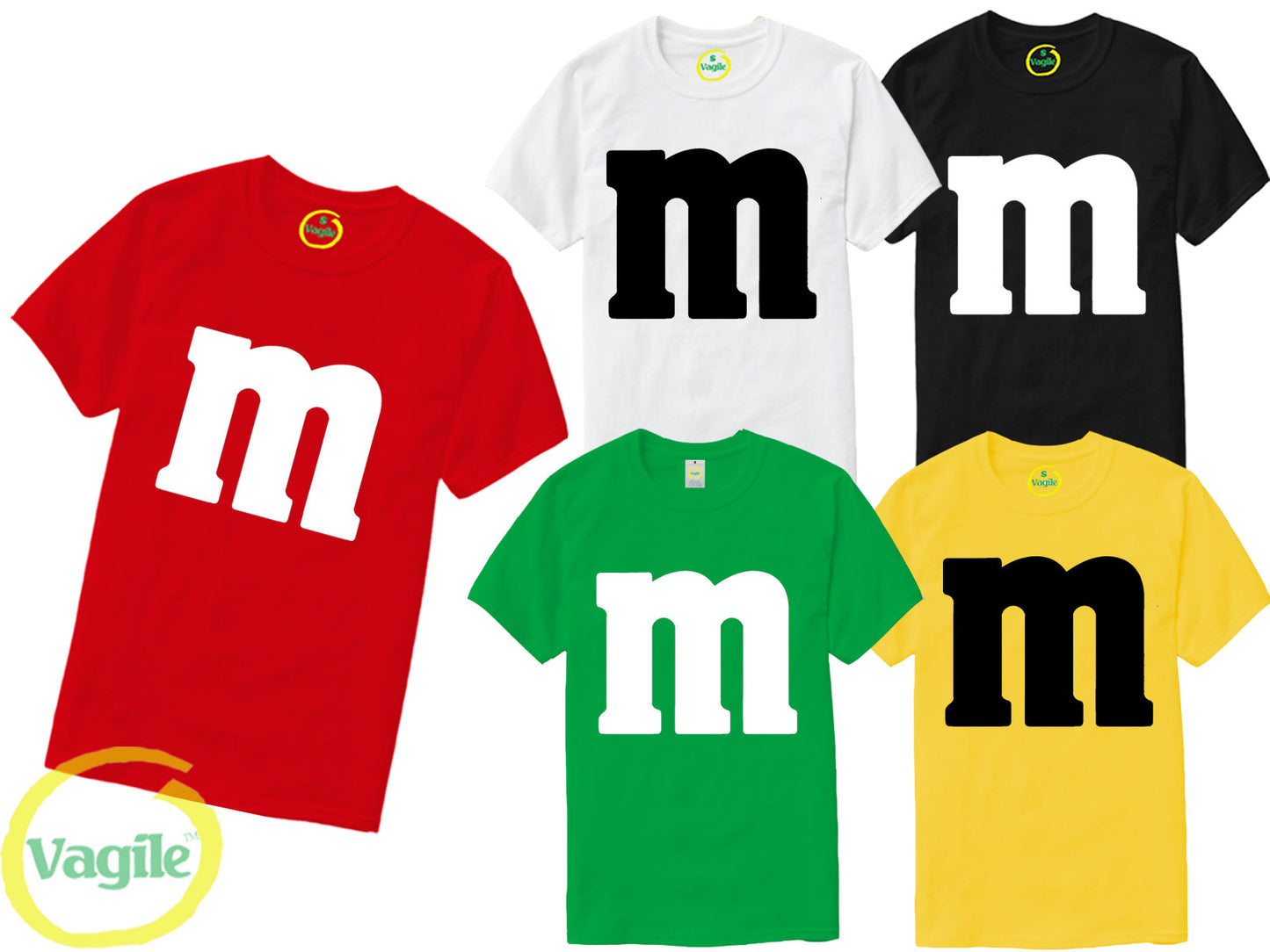 M&M T-Shirt Halloween Stag Do Couples Costume T-shirt