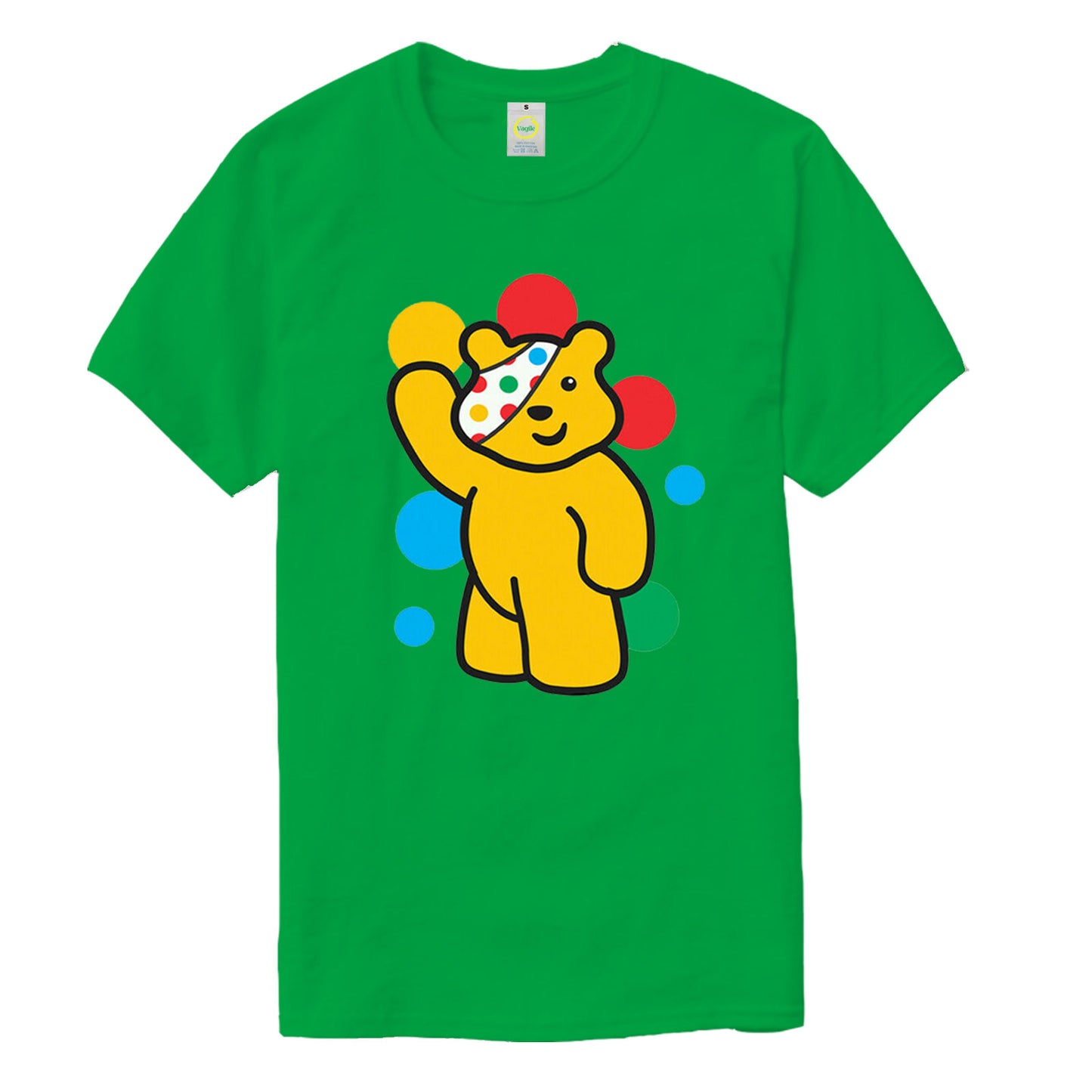 Kids Men Women Spotty Pudsey Bear T-Shirt