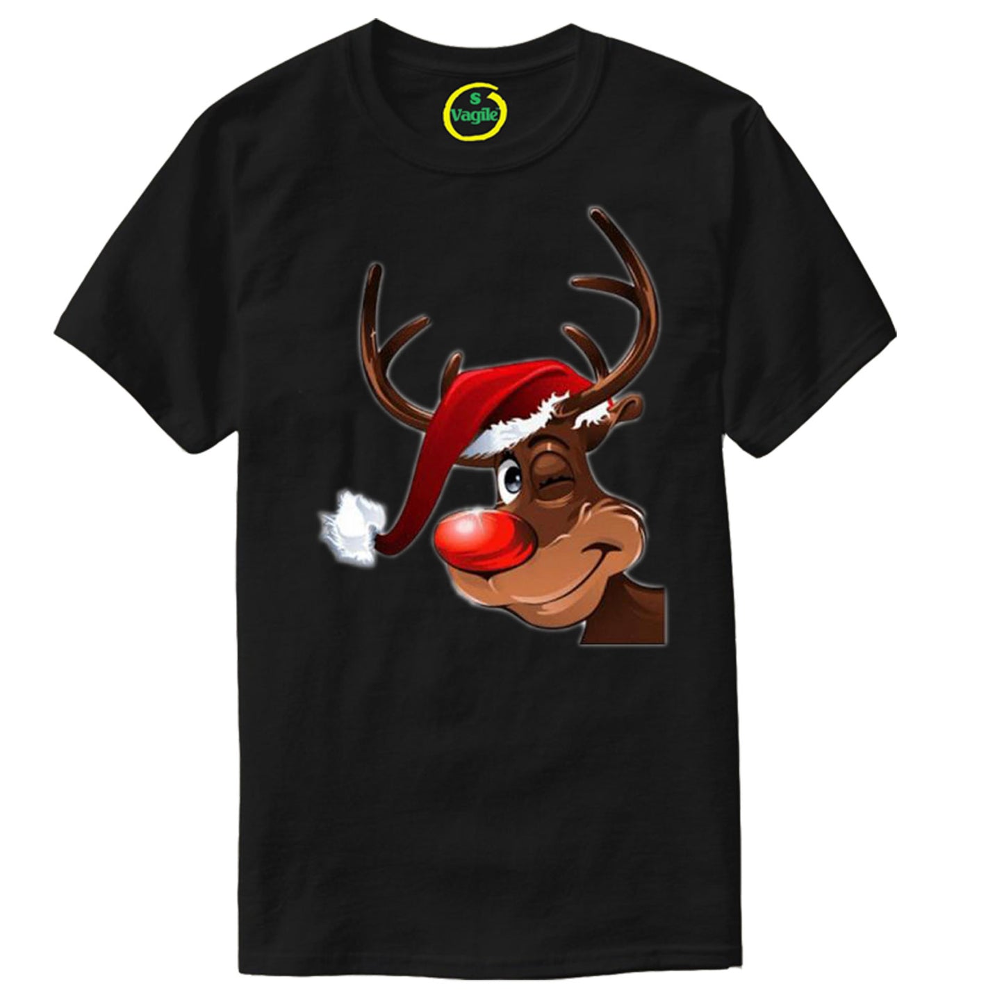 Rudolph Red Nose Christmas T Shirt