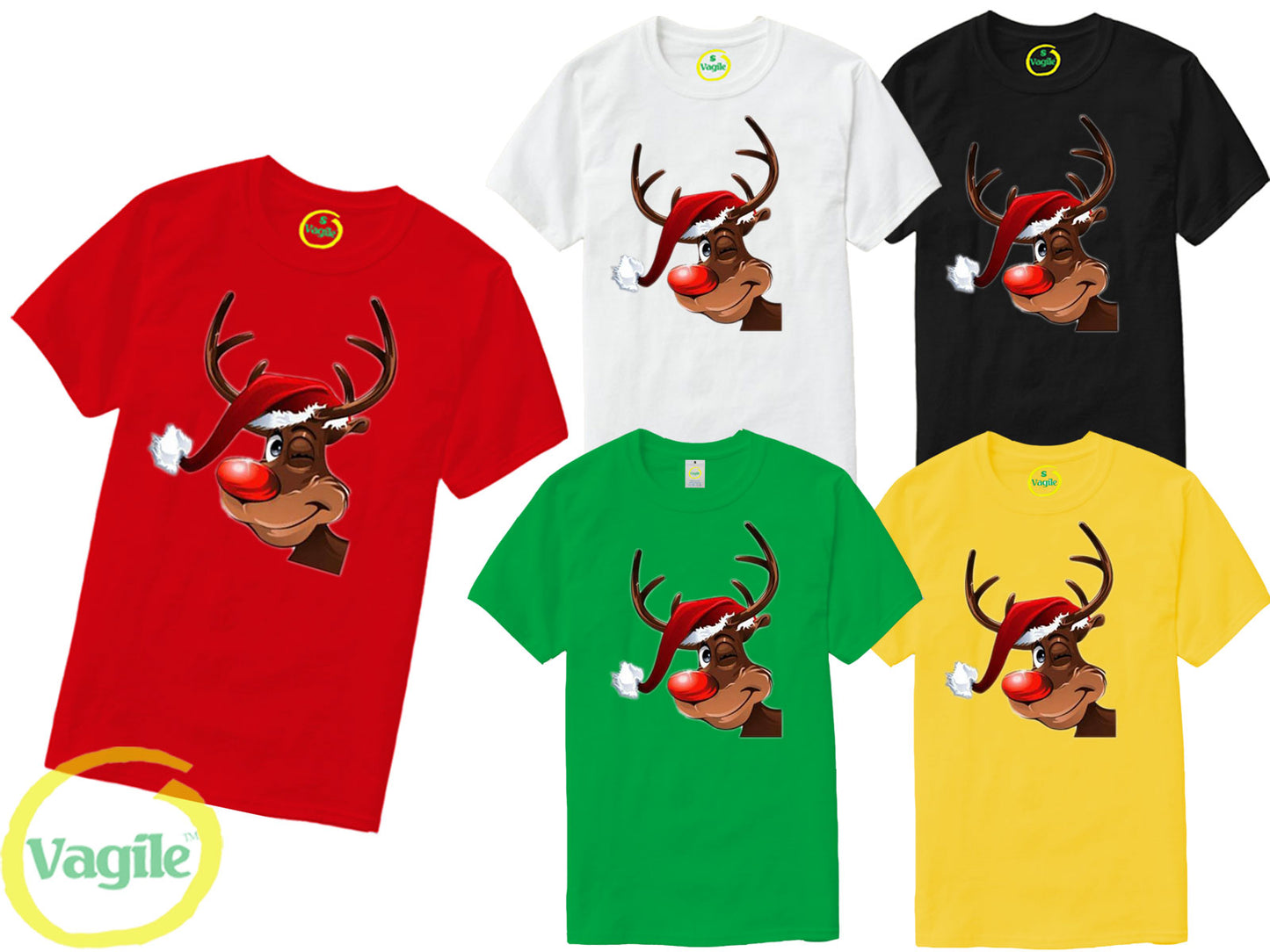 Rudolph Red Nose Christmas T Shirt