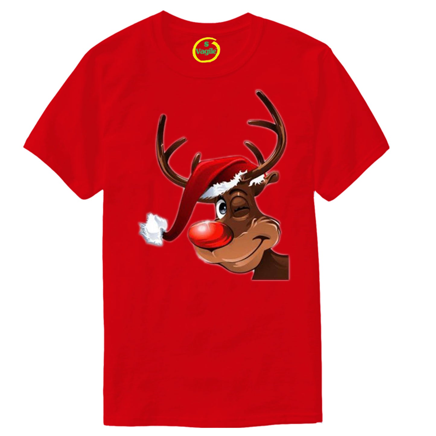 Rudolph Red Nose Christmas T Shirt