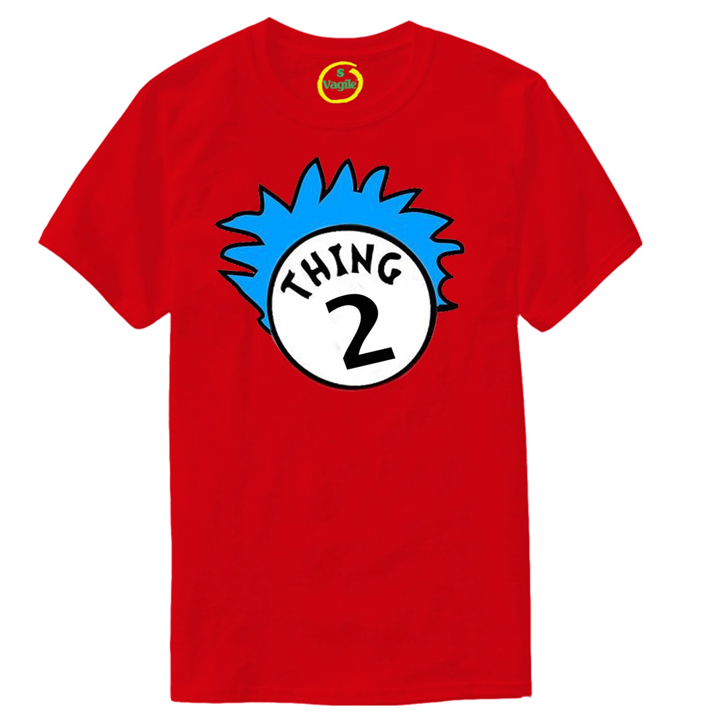Dr Seuss Cat in the Hat TShirts Thing 1–Thing 2 Couple T-shirts