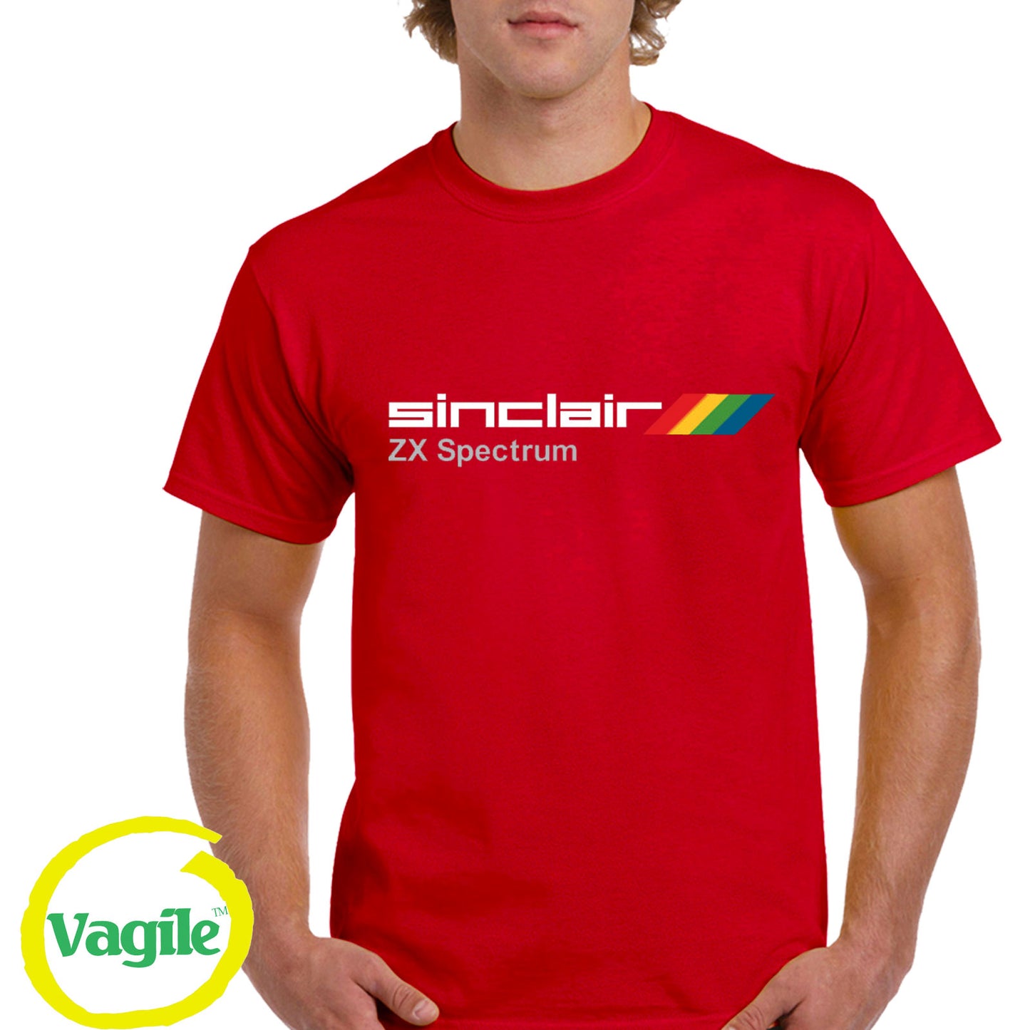 SINCLAIR ZX SPECTRUM COMPUTER T-SHIRT