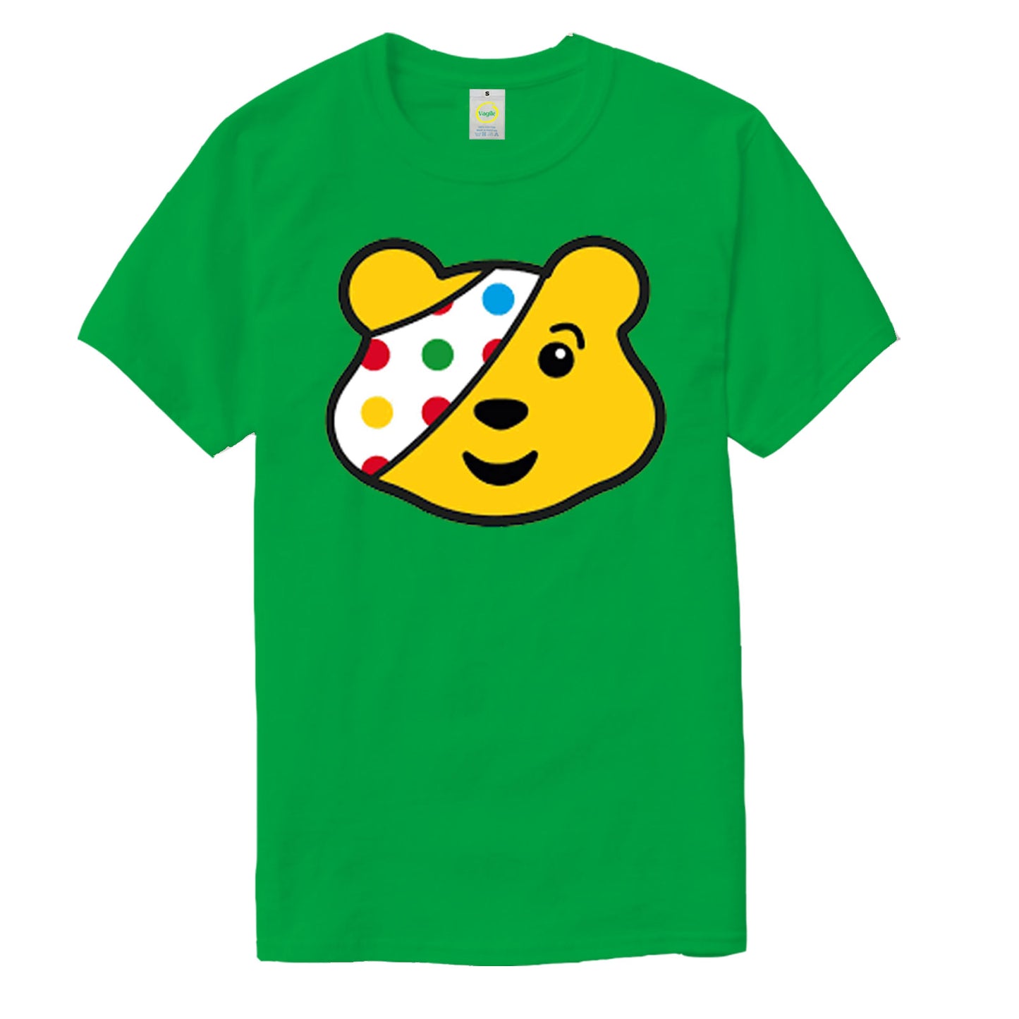 Spotty Face Pudsey Bear Kids T Shirt