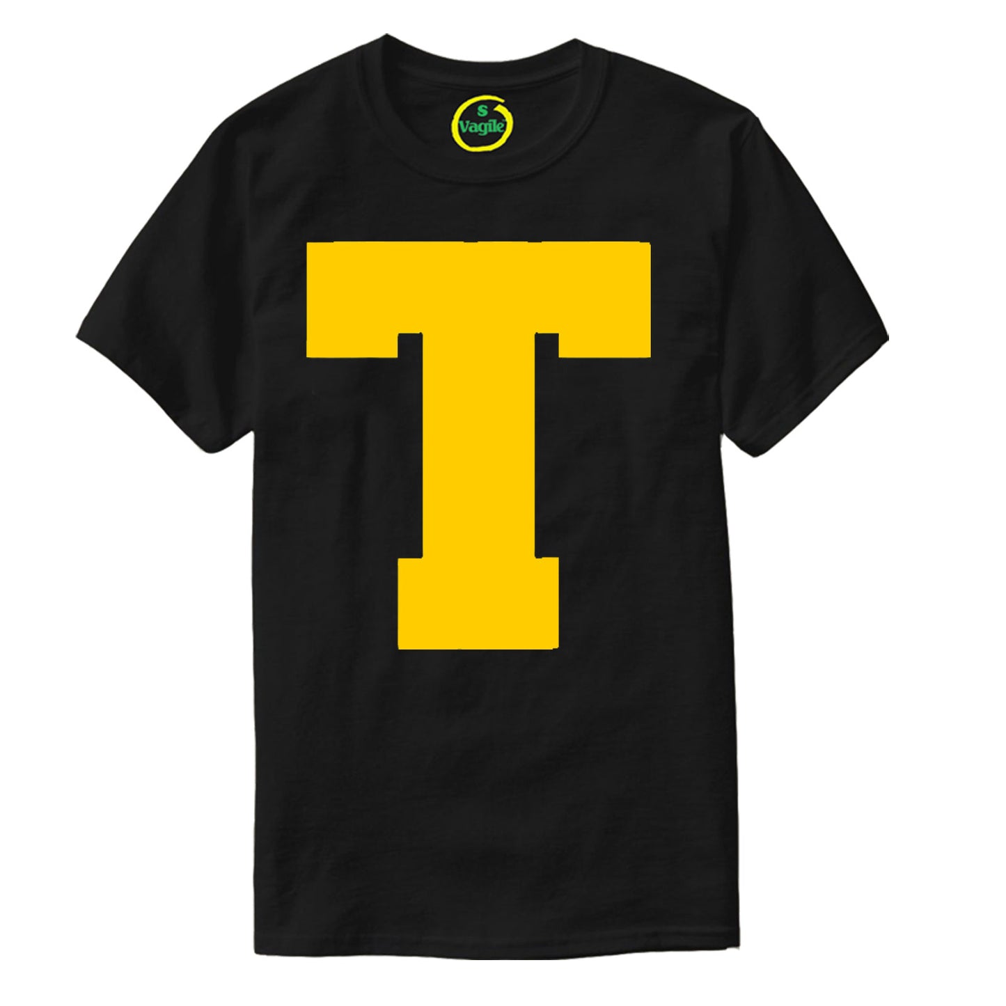 "Letter T" in Yellow, Theodore Chipmunk World Book Day T-shirt