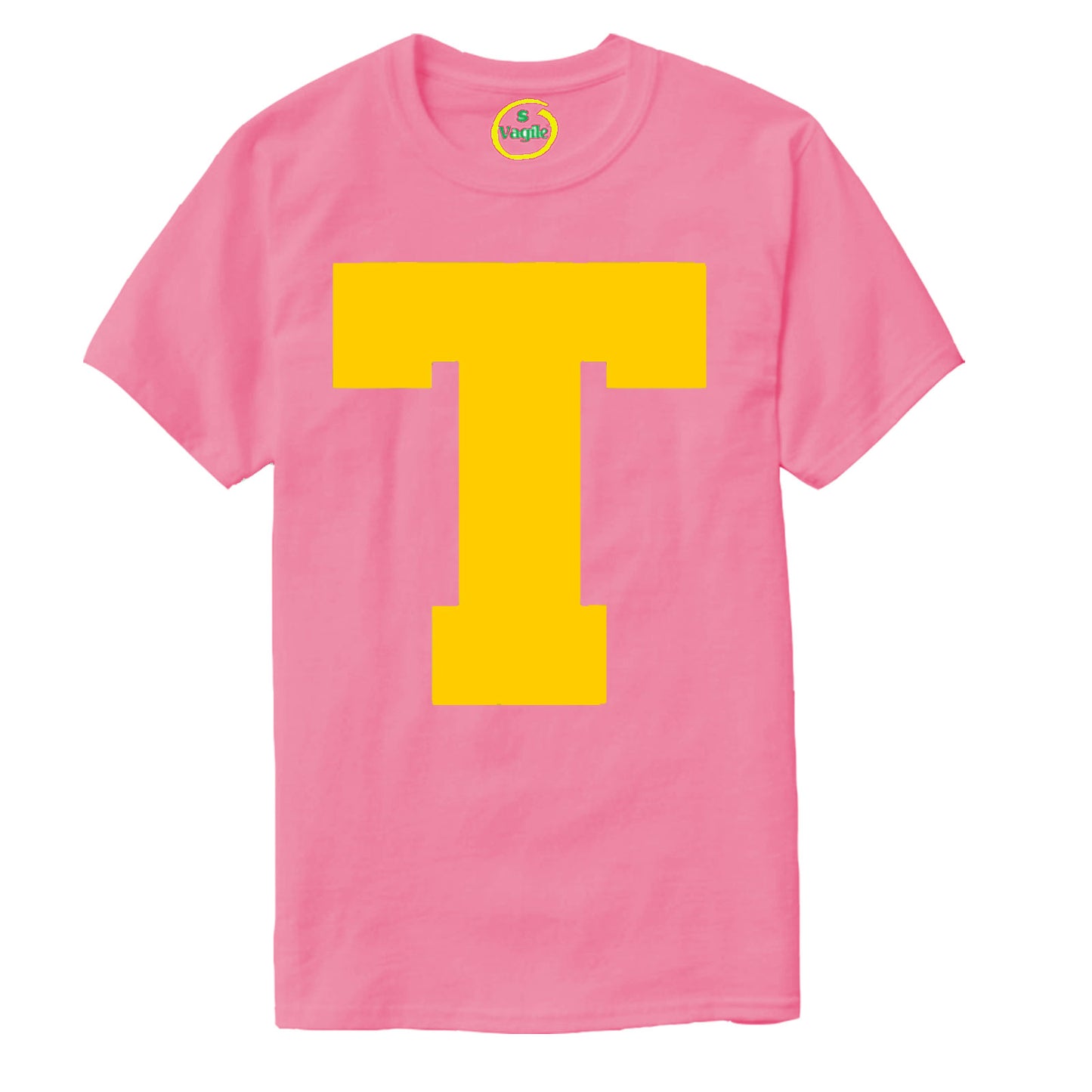 "Letter T" in Yellow, Theodore Chipmunk World Book Day T-shirt