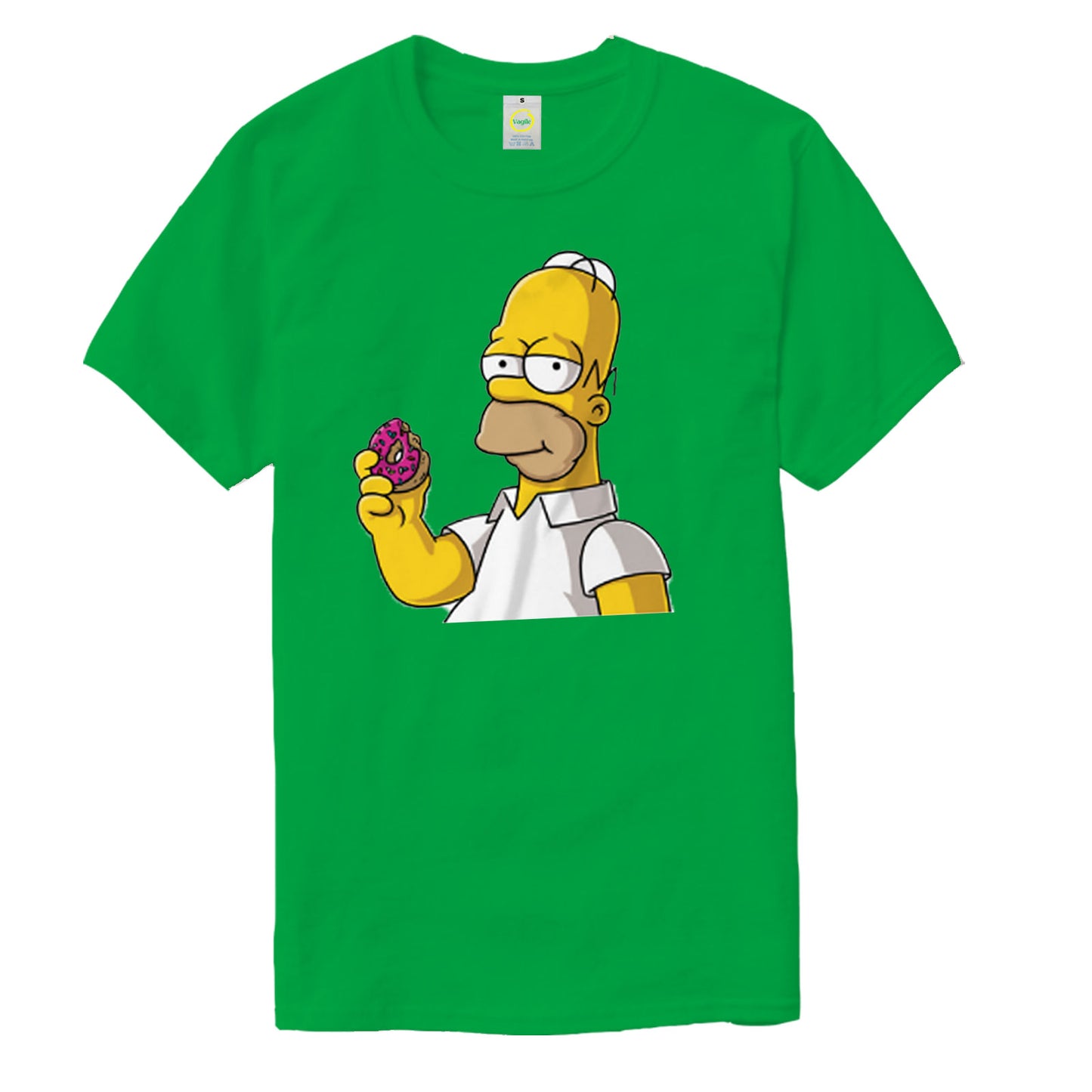 Homer Simpson Donuts Cartoon T-shirt