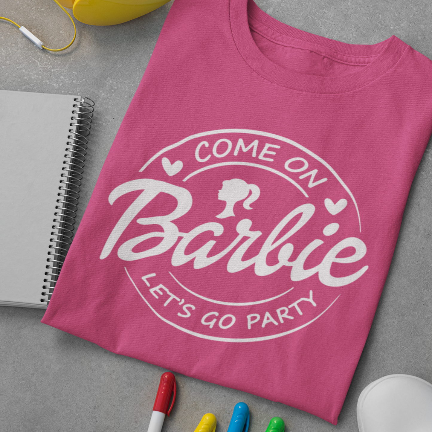 Come On Lets Go Party Hen Girls T-Shirt